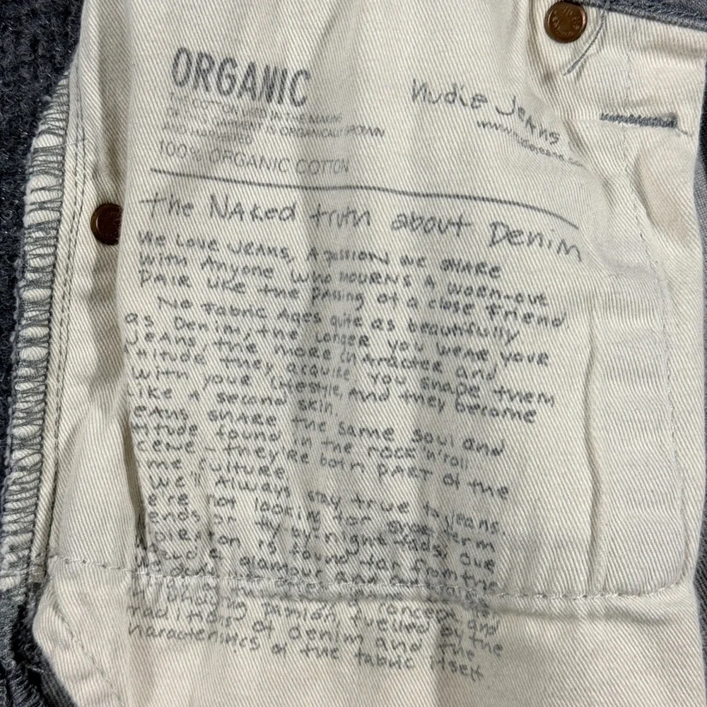 Nudie Jeans Co Jeans Women 31x34 Skinny Lin Denim